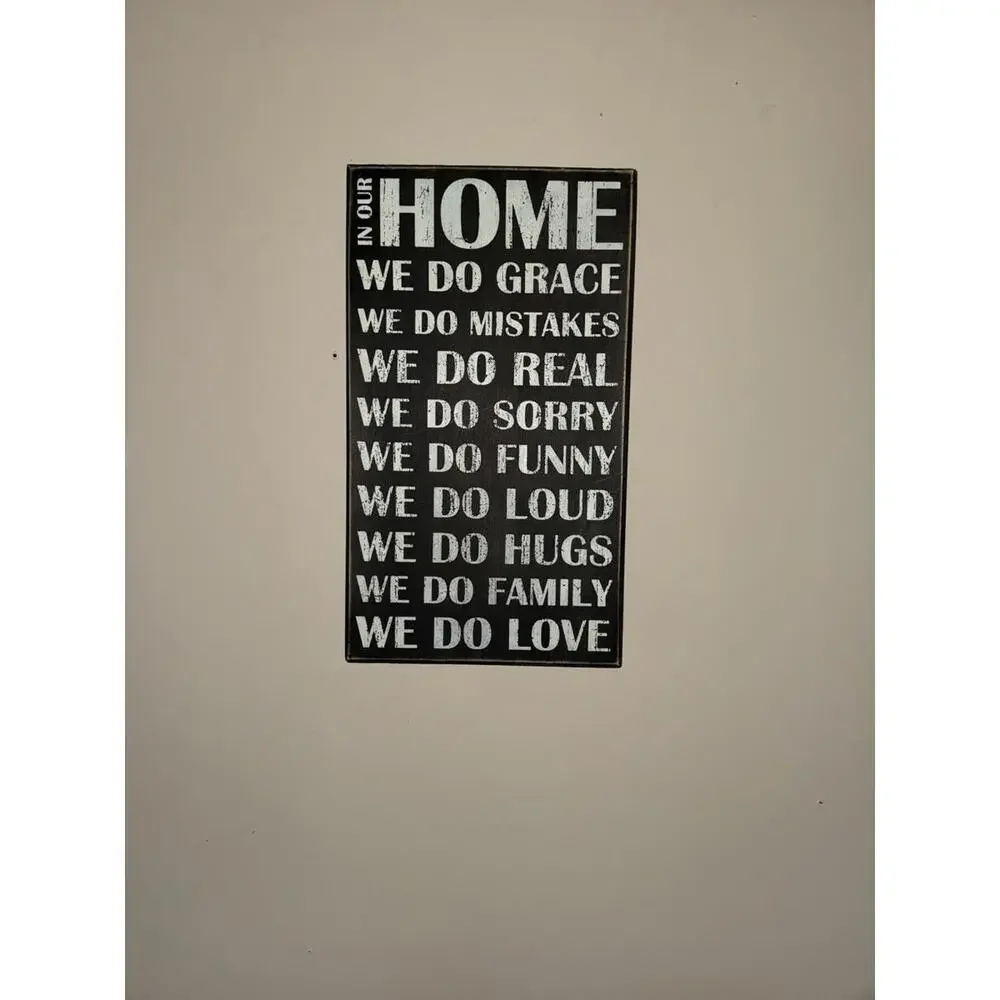“In Our home…” country wall plaque/sign/decor